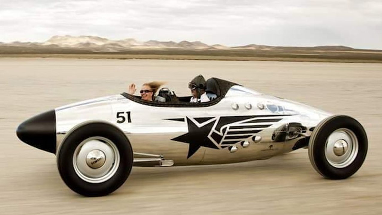 Car builders make hot rods out of World War II fighter plane belly tanks