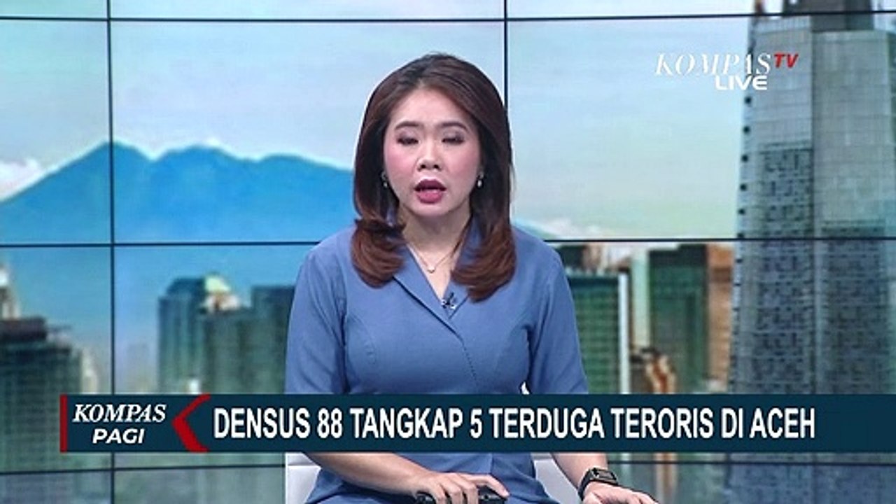 Lima Terduga Teroris Ditangkap di Aceh, Densus 88 Sita Bahan Peledak Bom!