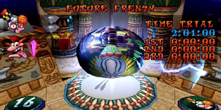 Crash Bandicoot 3 - Future Frenzy - Time Trial - PLAYSTATION SONY Walkthrough