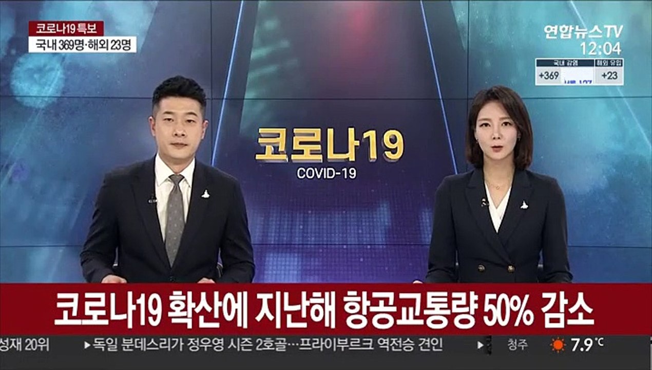코로나19 확산에 지난해 항공 교통량 50% 감소
