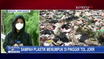 Belum Ada Penanganan, Warga Keluhkan Bau Yang Ditimbulkan Akibat Sampah di Pinggir Tol JORR