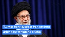 Twitter bans suspect Iran account after post threatens Trump, and other top stories in technology from January 24, 2021.