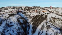 Zonguldak ormanlarında kış manzaraları