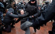 Más de mil 600 personas son detenidas en Rusia por protestar a favor de Navalny