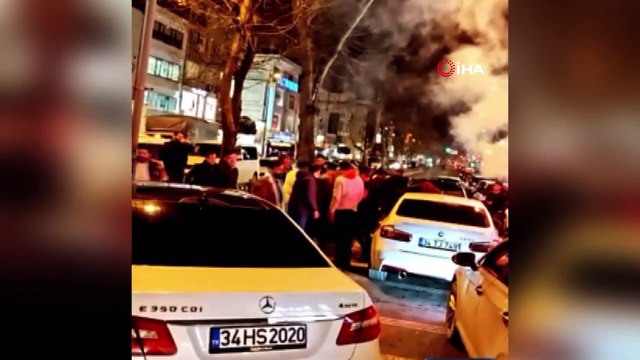 İstanbul trafiğinde yasağa rağmen asker uğurlama terörü kamerada