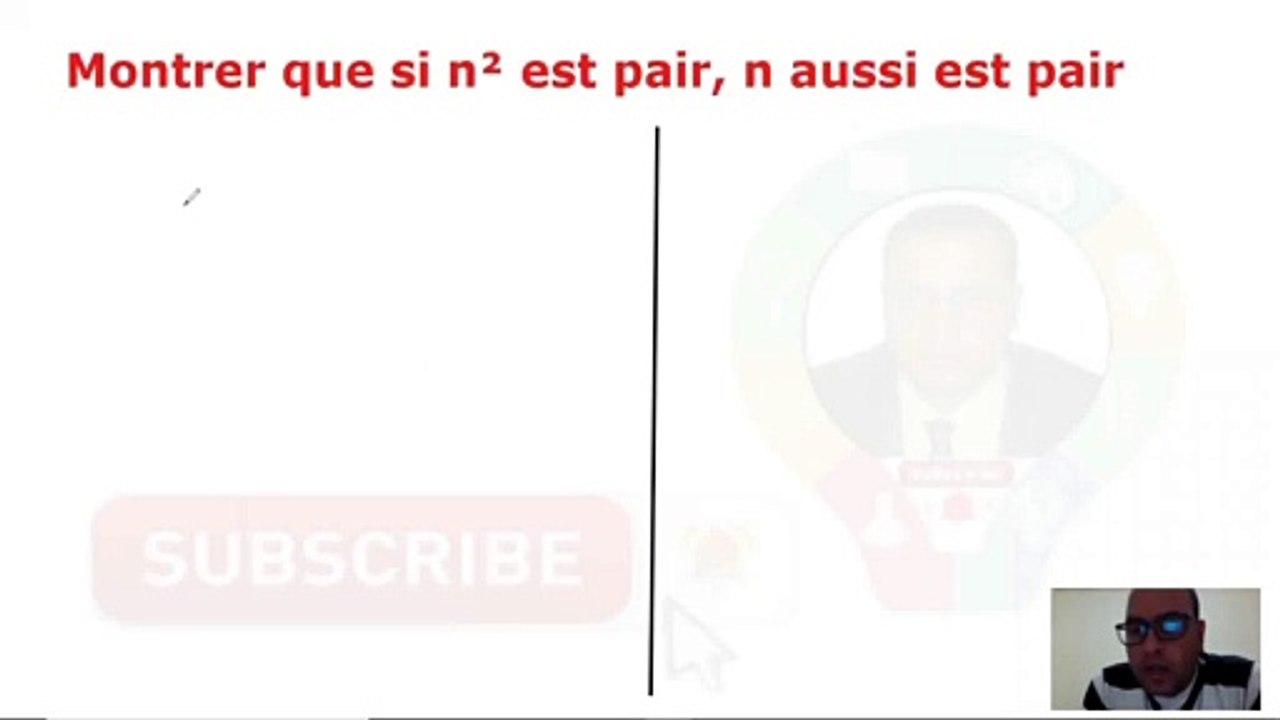 Démontrer si n² est pair alors n est pair • sans passer par la contraposée