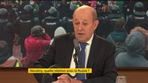 Jean-Yves Le Drian sur l'arrestation d'Alexeï Navalny : 
