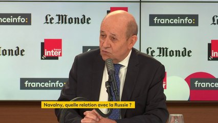 Jean-Yves Le Drian : "La Russie est notre voisin, et nous sommes obstinés pour trouver le moyen de faire en sorte qu'une discussion puisse avoir lieu"