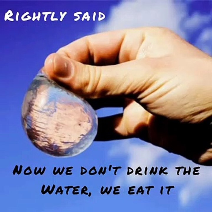 We don't drink the water anymore, we Eat it. #shorts #1minute_video