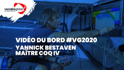 Vidéo du bord - Yannick BESTAVEN | MAÎTRE COQ IV - 24.01 (Vendee Globe TV)