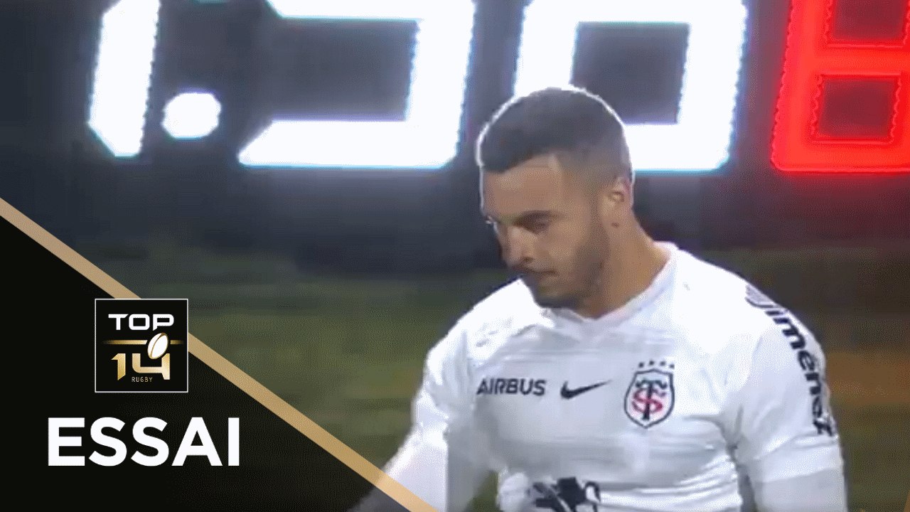 TOP 14 - Essai de Matthis LEBEL (ST) - Agen - Toulouse - J19 - Saison 2020/2021