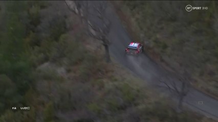 WRC Monte Carlo 2021 Day 2 Tanak Amazing Epic Save