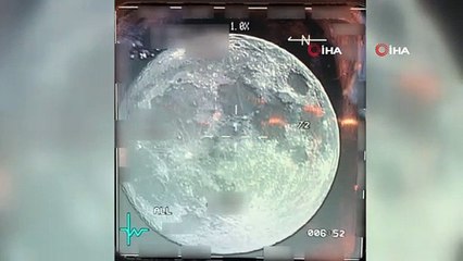 F-16'ların dolunay manzarası