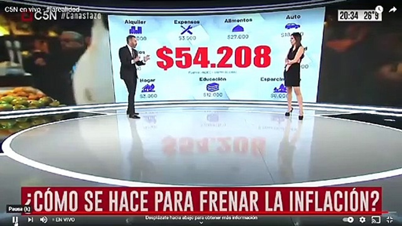 El momento en el que la periodista Daniela Ballester se desmayó en vivo en C5N