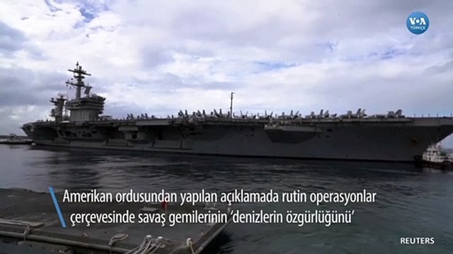 Amerikan Uçak Gemisi Güney Çin Denizi’nde