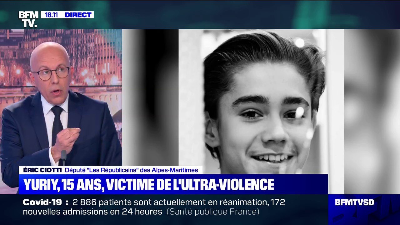 Éric Ciotti (LR) sur l'agression de Yuriy: "Nous sommes face à de nouveaux barbares"