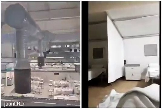 Las comparaciones son odiosas: El Zendal frente al hospital de campaña evacuado en Valencia