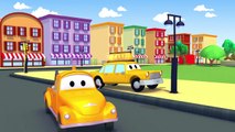 Tom la Dépanneuse et le Taxi à Car City| Voitures et Camions, dessin animé pour enfants