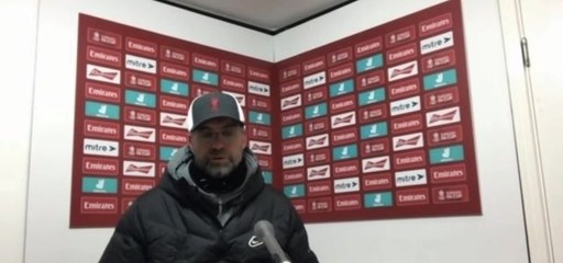 Klopp sees improvement in Utd cup defeat