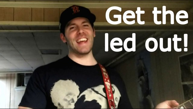 Guitar lesson How To Play Moby Dick By Led Zeppelin