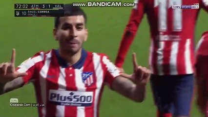 Atletico Madrid - Valencia 3-1 GOAL CORREA 24-01-2021