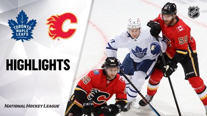 NHL Highlights | Maple Leafs @ Flames 1/24/21
