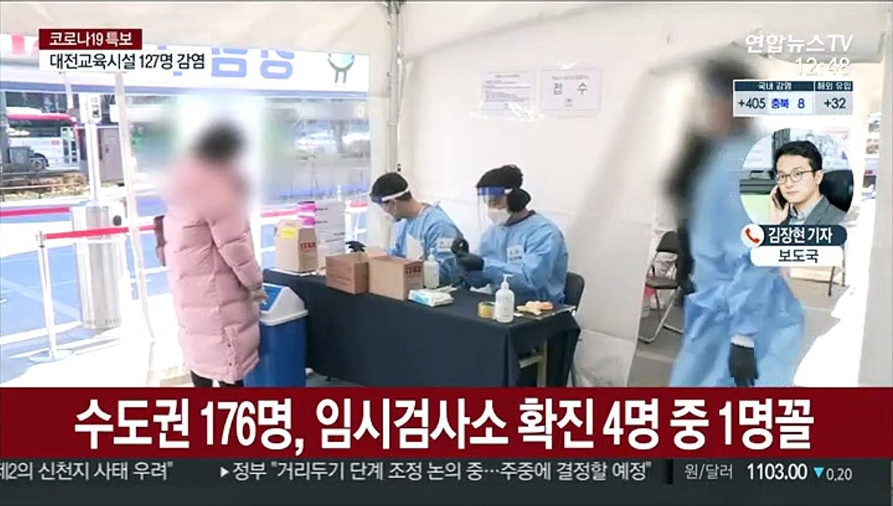 437명 확진…대전 집단감염 영향 다시 400명대