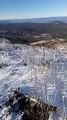 Petite couche de neige sur la Montagne Sainte Victoire 24 Janvier 2021