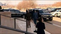 New Defense Secretary Austin arrives at Pentagon