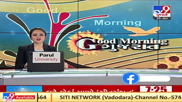 Lion seen roaming at Vadal village of Junagadh _ TV9News