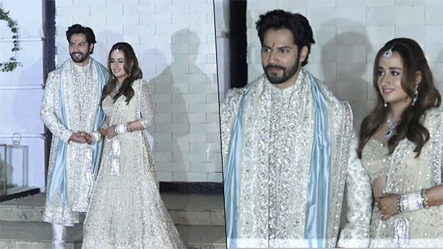 Varun Dhawan- Natasha Dalal Make FIRST Media Appearance After Marriage