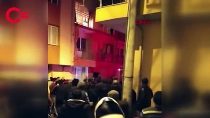 Bornova'da ev yangını: 1 ölü, 1 yaralı