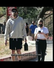 Ashley Benson & G-Eazy Mask Up for Afternoon Hike