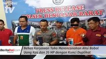 Bekas Karyawan Toko Merencanakan Aksi Bobol Uang Kas Dan 26 Hp Dengan Kunci Duplikat