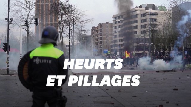 Aux Pays-Bas, des manifestations contre les restrictions sanitaires virent à l'émeute
