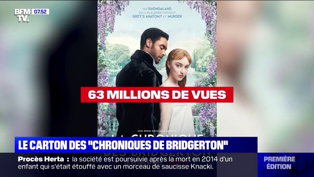 Le carton de La chronique de Bridgerton sur Netflix