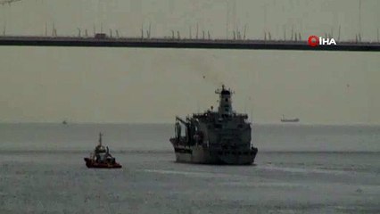 - ADB savaş gemisi İstanbul Boğazı’ndan geçti