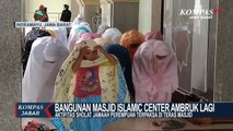 Bangunan Masjid Islamic Center Indramayu Ambruk Lagi