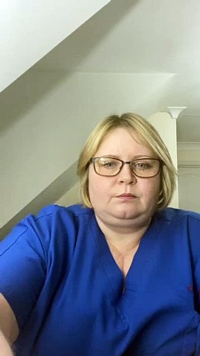 ICU Deputy Sister Louise urges residents to stay at home to help the NHS