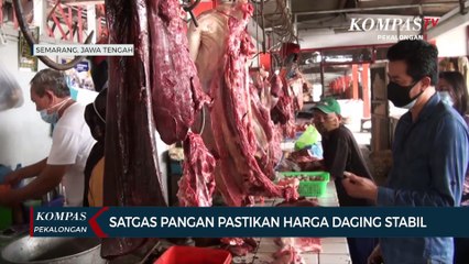 Satgas Pangan Pastikan Harga Daging Stabil