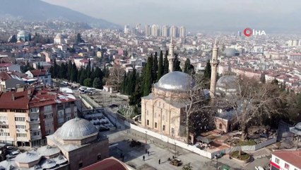 600 yıllık tarihi cami çelik ağlarla örülüyor