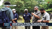 Oknum Satpol PP Cimahi Pukul Pelanggar Prokes