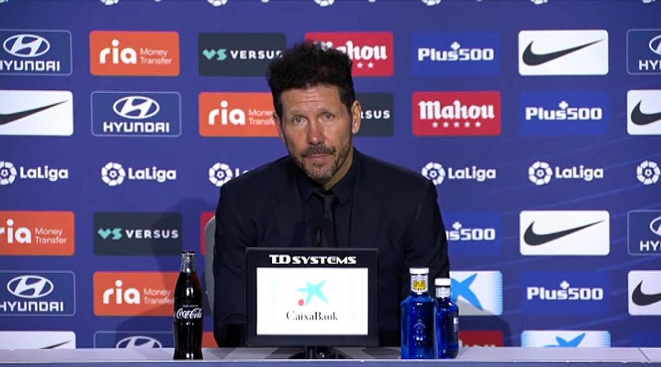 Simeone: "Hay una competencia muy linda y es el equipo el que gana con ello"