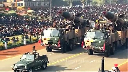 India flaunts Prithvi & Agni-I missiles at Republic Day Parade