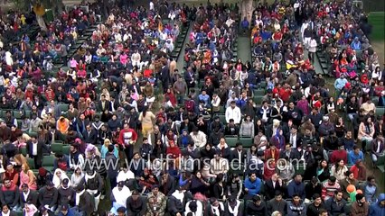 PM Modi arrives amid loud cheers from crowd at 68th Republic Day