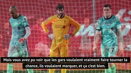 Klopp : "on peut retirer du positif de ce match"
