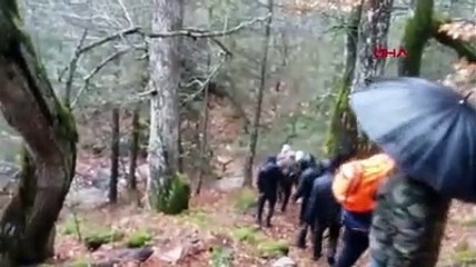 Dağda kaybolan 3 gence, AFAD tarafından 13 saat sonra ulaşılıp, kurtarıldı