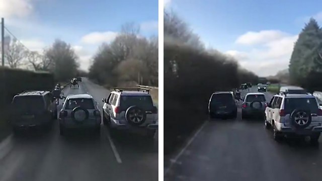 Ils organisent une course illégale de chevaux en plein milieu de la circulation