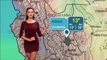 Así estarán las temperaturas en este inicio de semana en Cochabamba