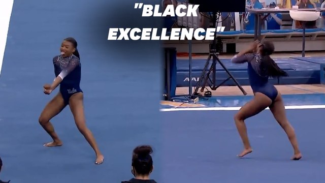 La gymnaste Nia Dennis souffle tout le monde (y compris Simone Biles) avec sa performance dédiée à la culture noire